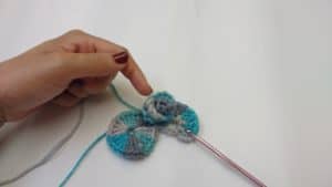 free crochet flower
