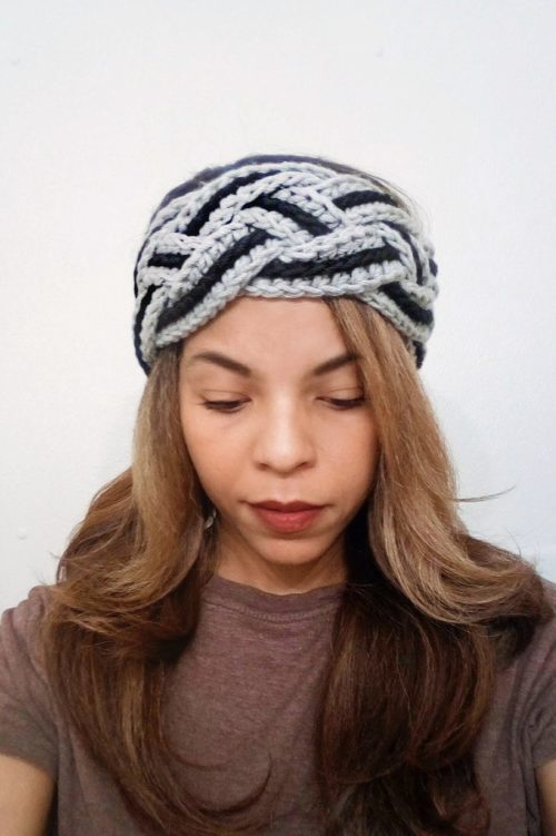 crochet braided headband free