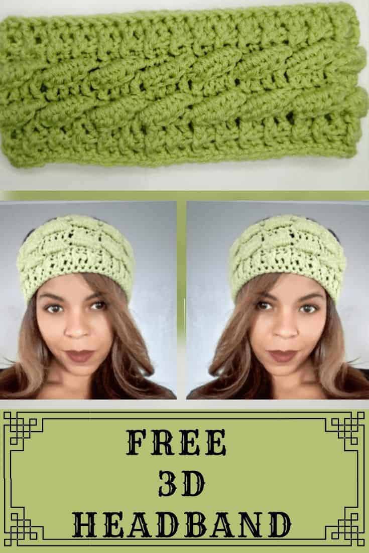 crochet winter headband pattern