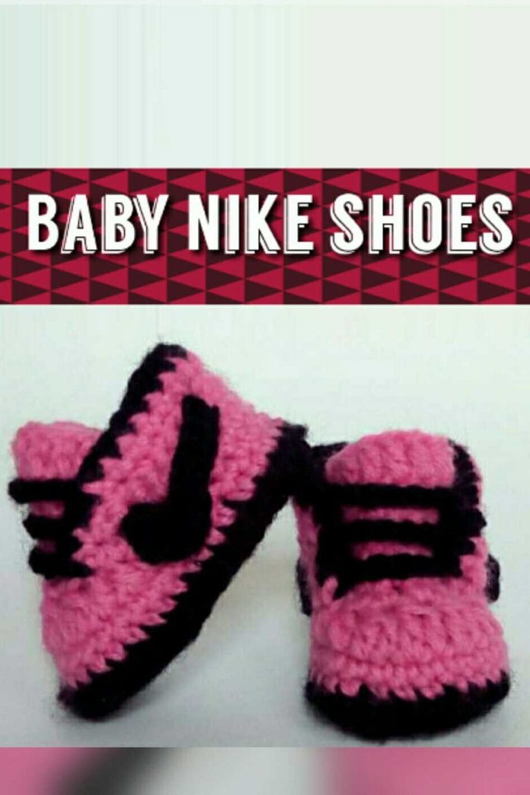 How to crochet Nike baby shoes Littlejohn's Yarn