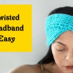 twisted crochet headband