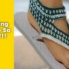 Crochet flip flops tutorial