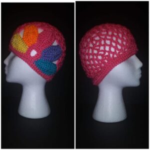 crochet spring hat