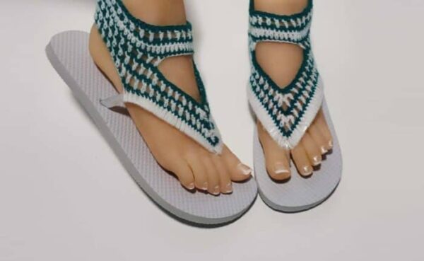 Crochet sandal pattern