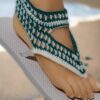 crochet sandals