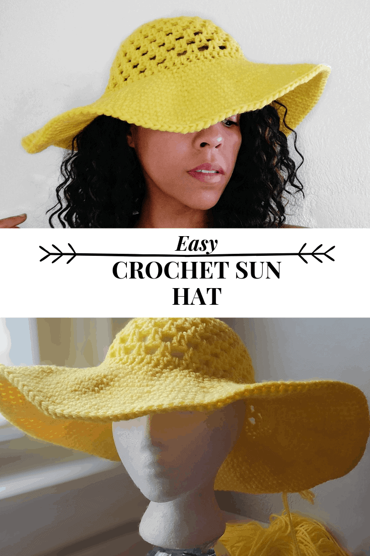 Fast Easy Crochet Summer Hat With Brim Guerra Hors2002