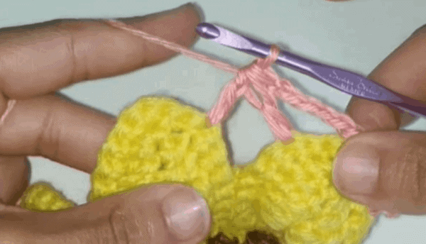 crochet mesh hat