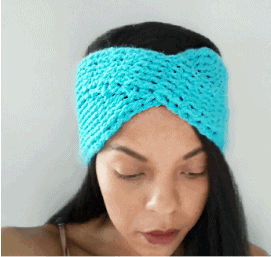 Crochet Criss-crossed Headband