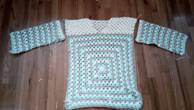 easy crochet sweater