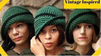 vintage cloche crochet hat pattern