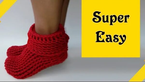 Easy Crochet Slipper Boots Free Pattern And Video Tutorial Littlejohns Yarn 