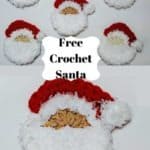 Crochet Santa Face pattern