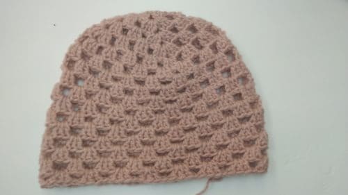 crochet granny square hat
