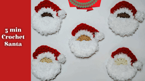 Crochet Santa face