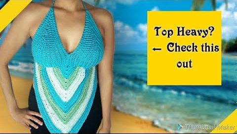 easy crochet halter top pattern free