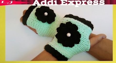 Addi Express Knitting Machine Fingerless Gloves – Littlejohn's Yarn