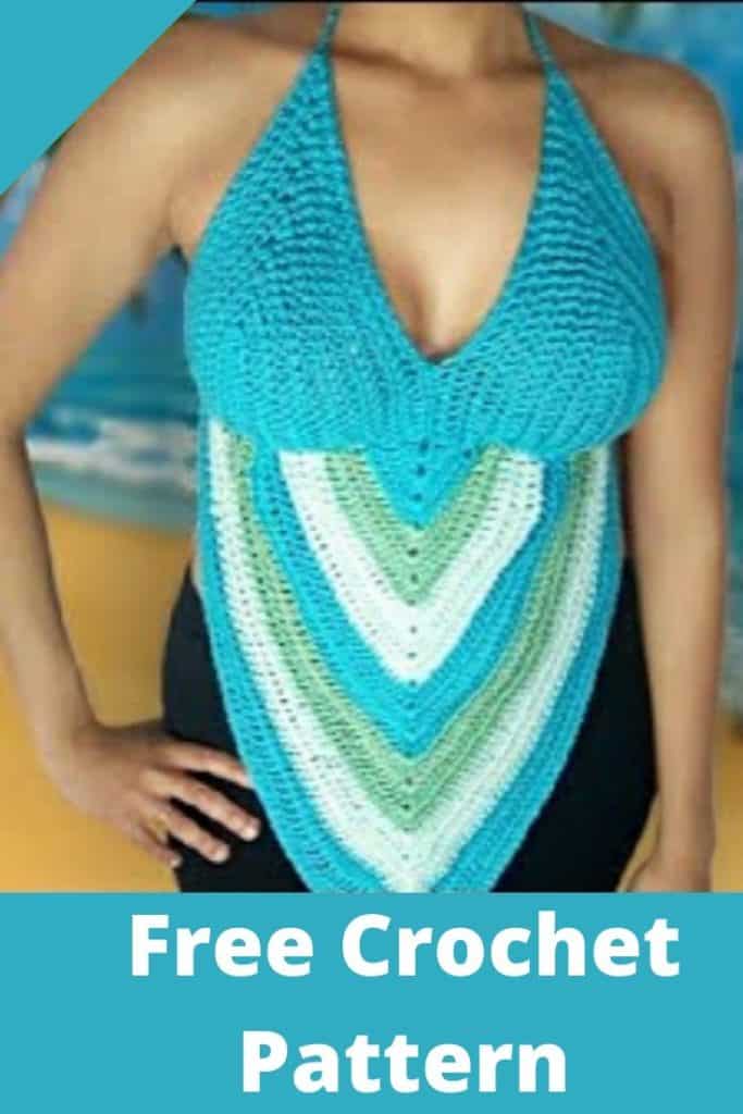 Easy Crochet Halter Top Pattern FREE – Littlejohn's Yarn