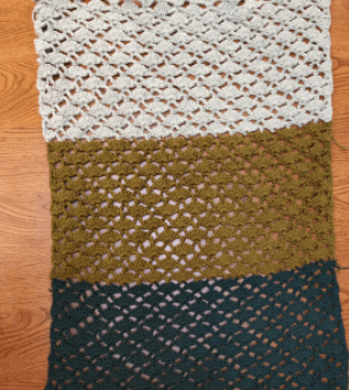 Back panel crochet top