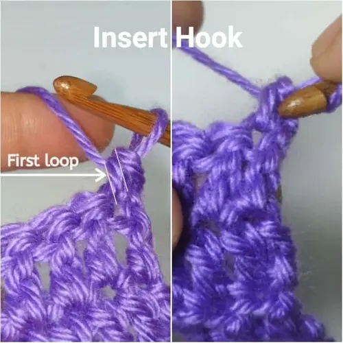 crochet straight edges