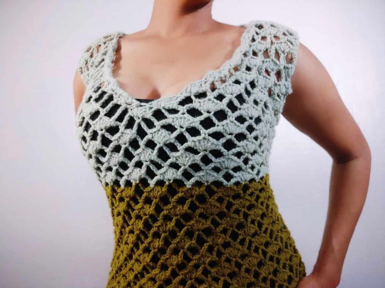 Free Crochet Sweater Dress Pattern The Dragon Dress Littlejohn's Yarn