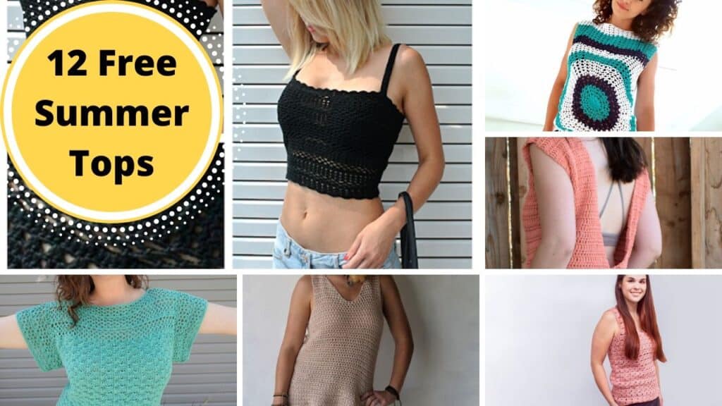 Patterns for crochet tops: This Summer's Easy Crochet Top