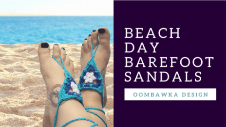 free crochet barefoot sandal patterns