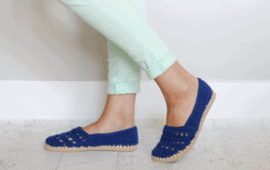 free crochet shoes