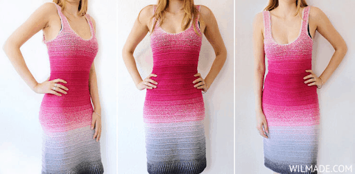 crochet maxi dress