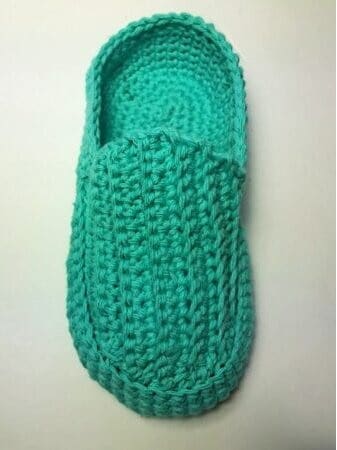 Free crochet loafer pattern