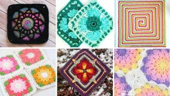 unusual granny square crochet patterns