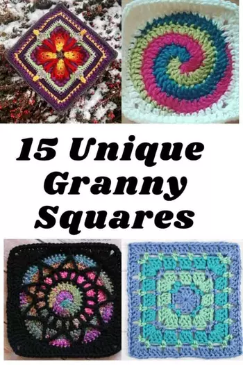 Unusual granny square pattern free