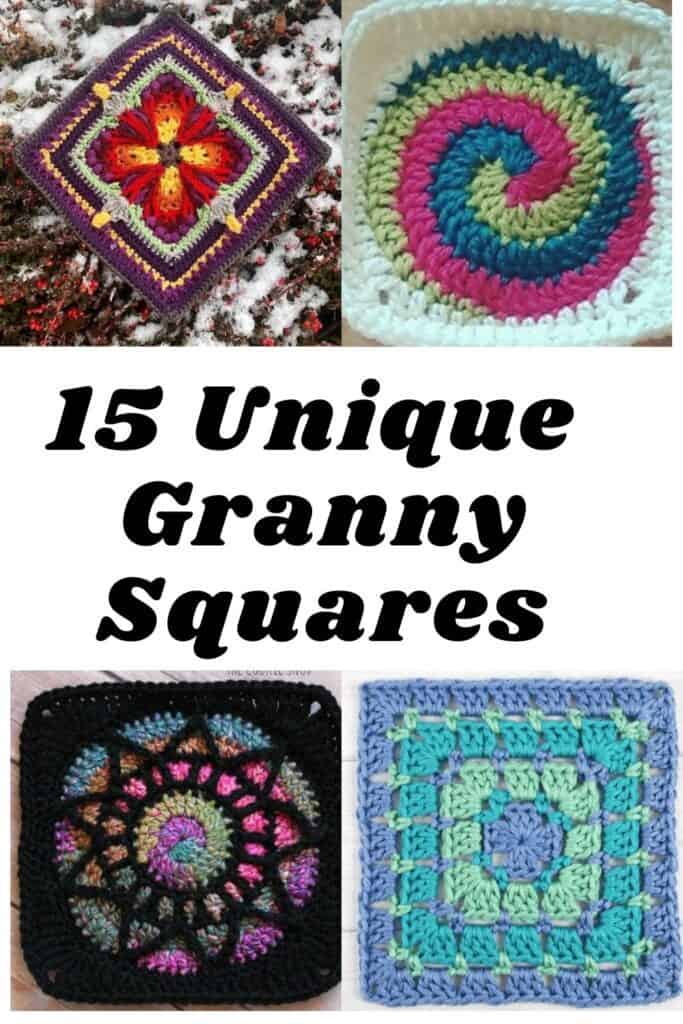 unique crochet granny squares