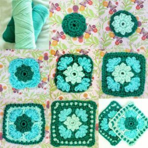 unusual crochet granny squares