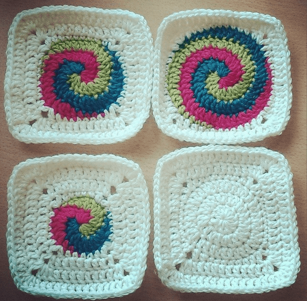 different granny square patterns