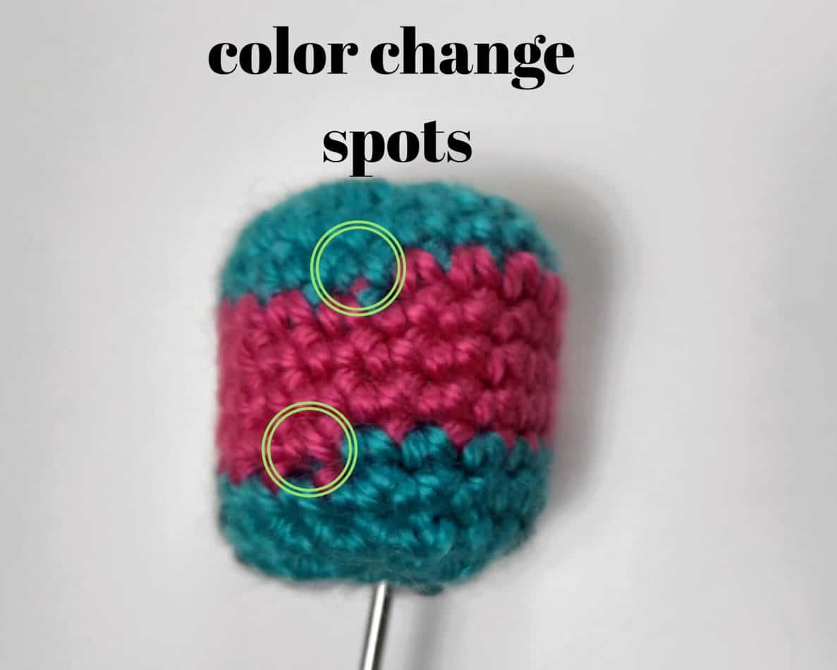 CROCHET JOGLESS STRIPES IN 1 MINUTE!!! Amigurumi Hacks Littlejohn's Yarn