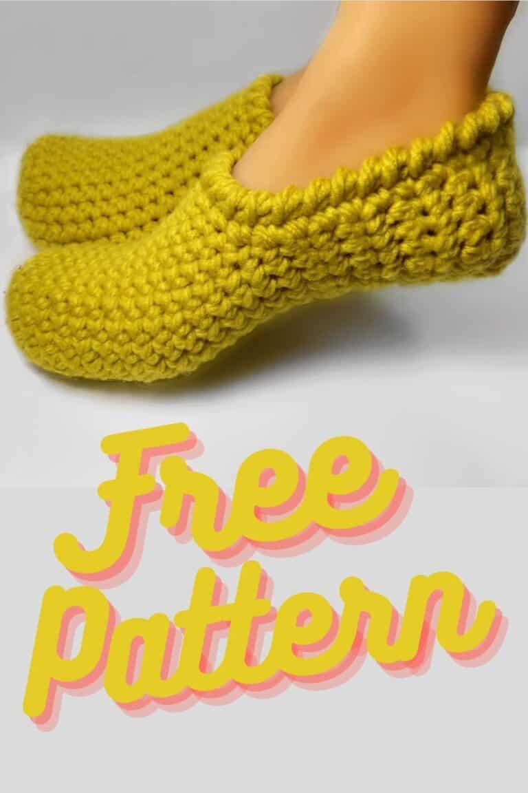pattern for crochet slippers