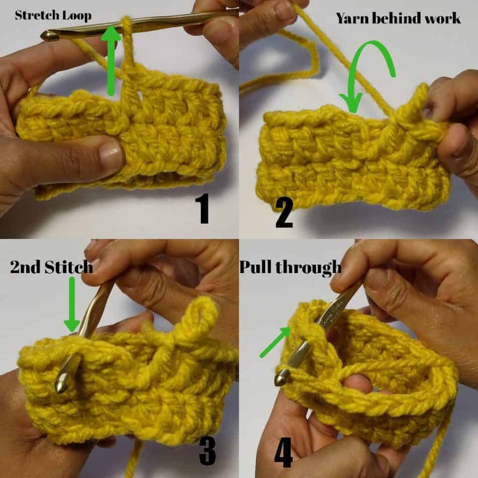 Crochet invisible join
