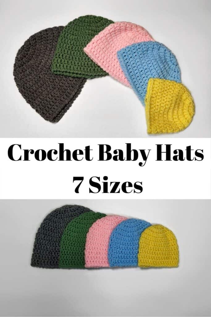 Free crochet baby hats