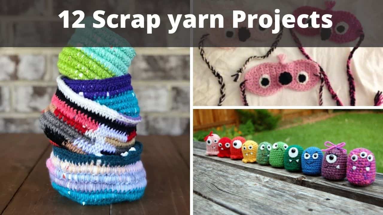 Small scrap yarn crochet project