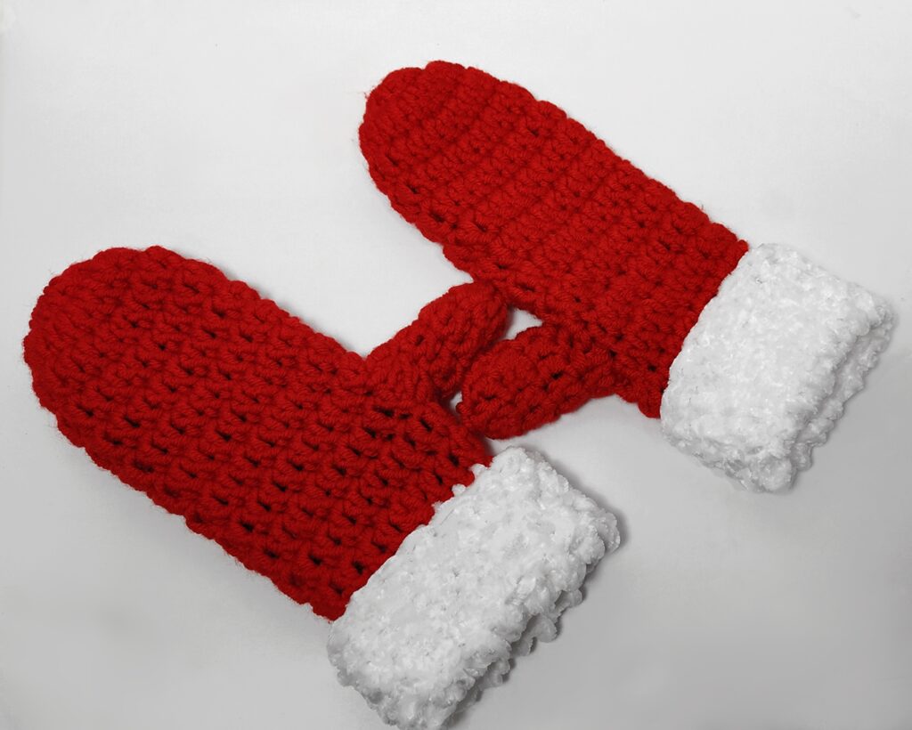 KISS Crochet Mittens | Free Pattern For Beginners – Littlejohn's Yarn