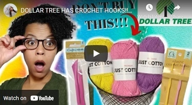 Review of Crafter's Square Crochet Kits at Dollar Tree 