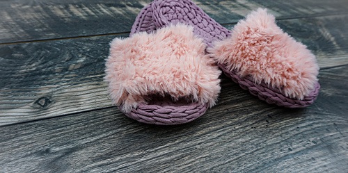 free crochet slippers