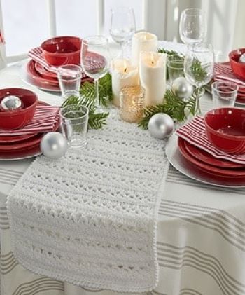 crochet table runners patterns free