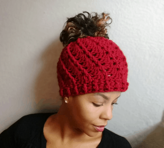 Pink bucket hat crochet pattern PDF digital instant - Inspire Uplift