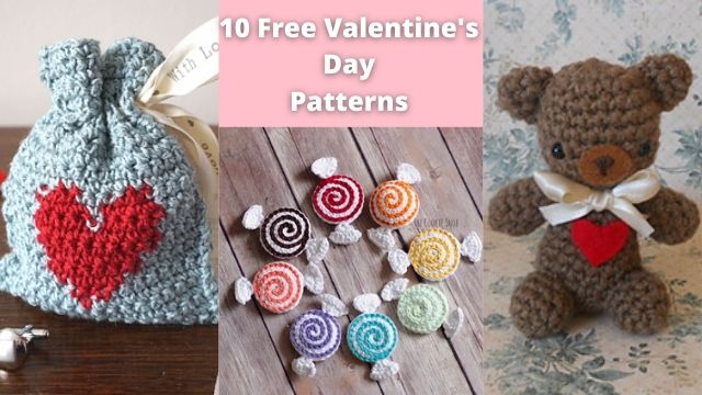 Valentine's Day Crochet Gift Pouches – Ideas and Free Patterns - Your  Crochet