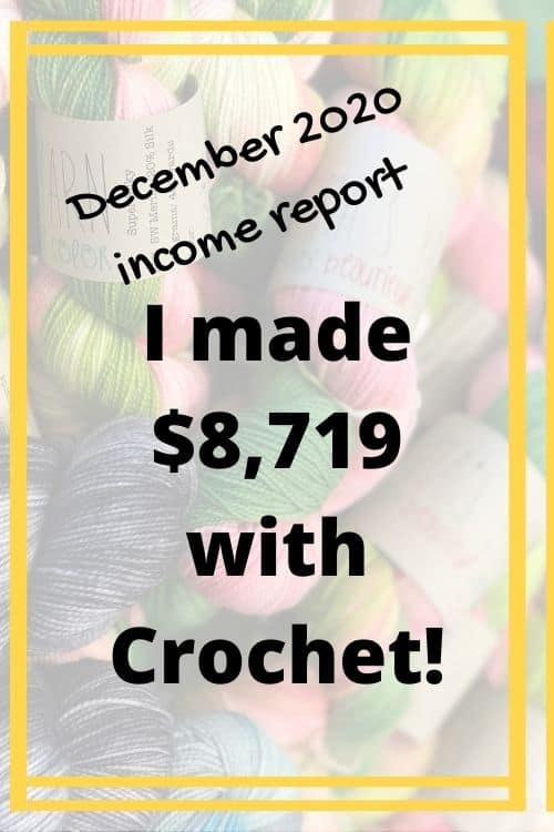 Crochet income report