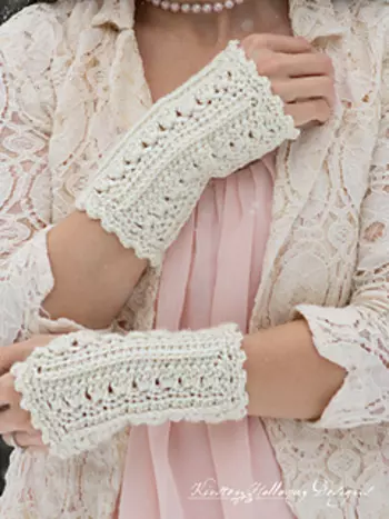 victorian fingerless gloves crochet pattern