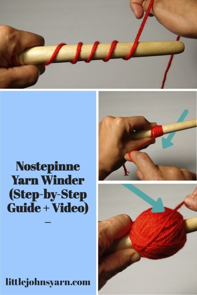 How to wind yarn balls