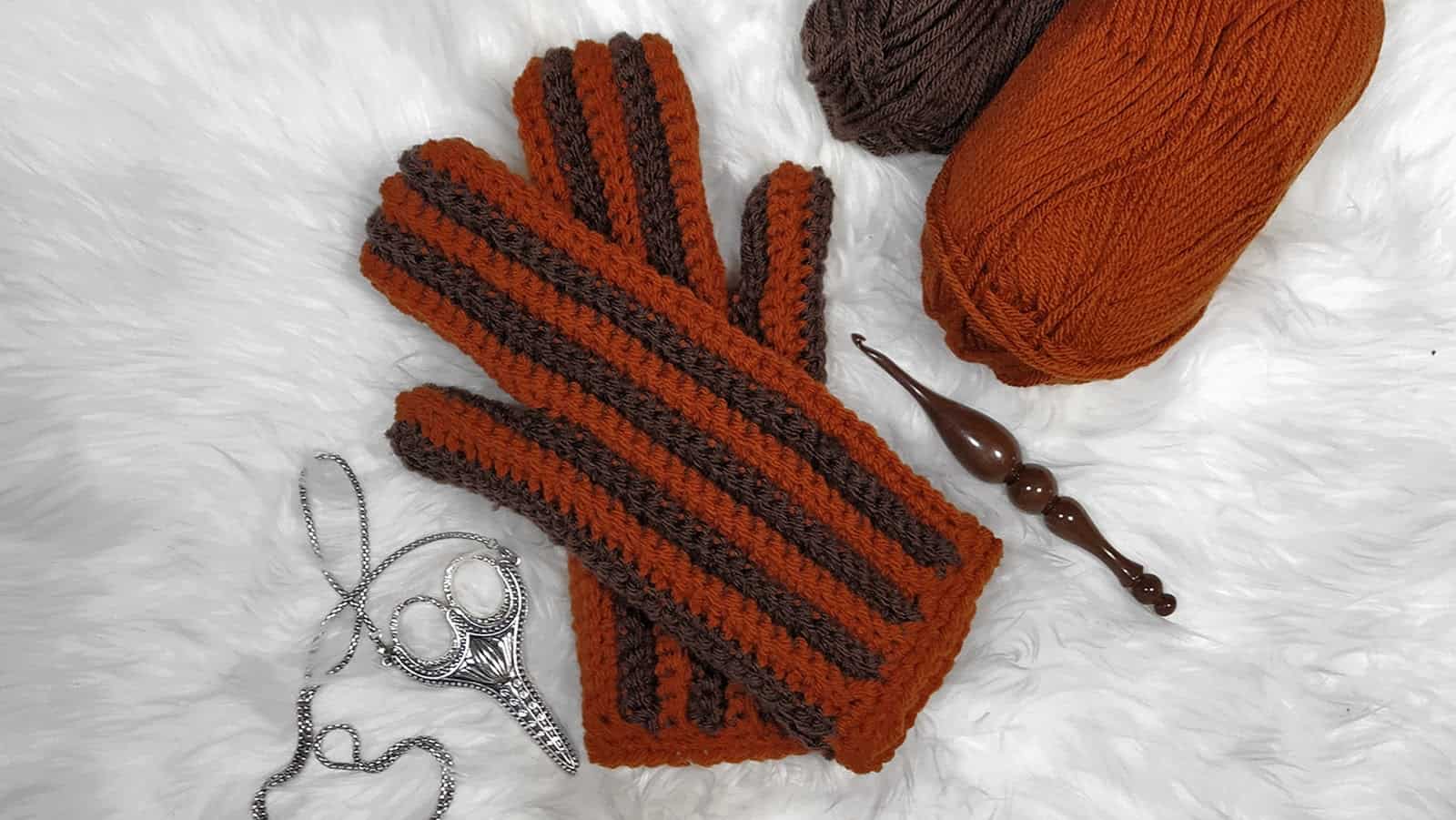 crochet mitten pattern free