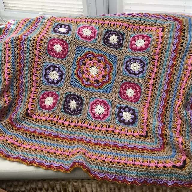 different granny square patterns